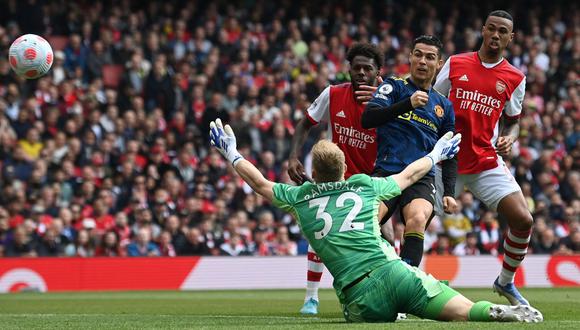 Arsenal vs. Manchester United se enfrentaron por una fecha más de la Premier League. Foto: AFP.