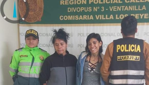 Mujeres fueron detenidas en su casa de Ventanilla