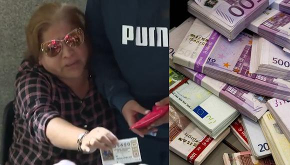 Perla Gaviria tendrá poco tiempo para poder reclamar los 400 mil euros de premio de la Lotería. (Foto: Composición trome)