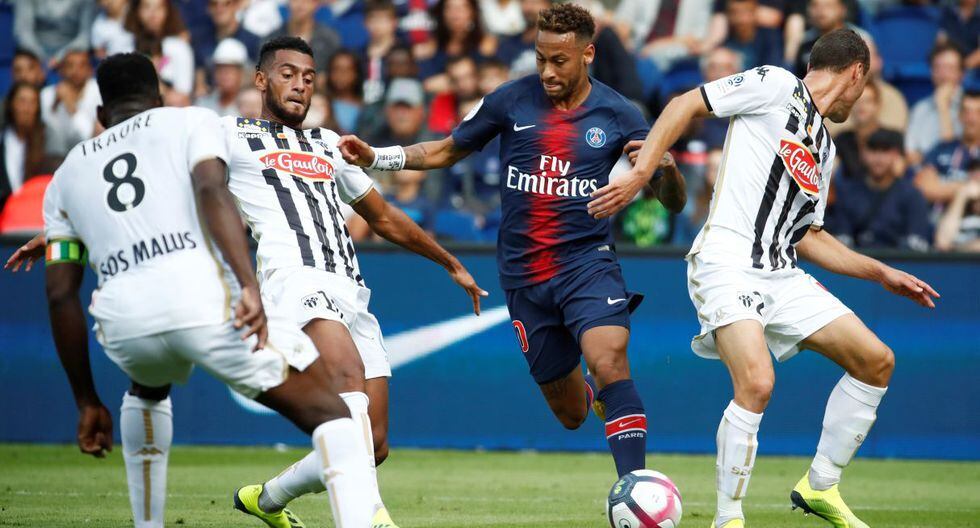 Deportes: PSG vs Angers 3-1 GOLES de Cavani, Mbappé y Neymar VIDEO