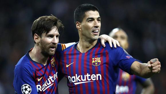 Lionel Messi  le deseó éxitos a su amigo Luis Suárez en esta nueva etapa. Foto: Getty Images.