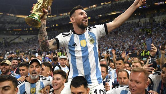 Lionel Messi habló de su futuro con la selección argentina tras ganar el Mundial Qatar 2022. Foto: Agencias.