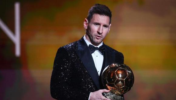 Lionel Messi ganó el Balón de Oro 2021. (Foto: AFP)