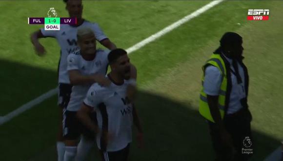 Gol de Mitrovic para el 1-0 de Liverpool vs. Fulham en Premier League. (Foto: ESPN)