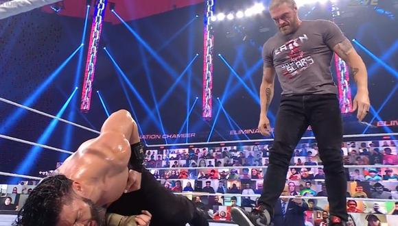 Edge dejó en claro en Elimination Chamber, que enfrentará a Roman Reigns en WrestleMania. (WWE)