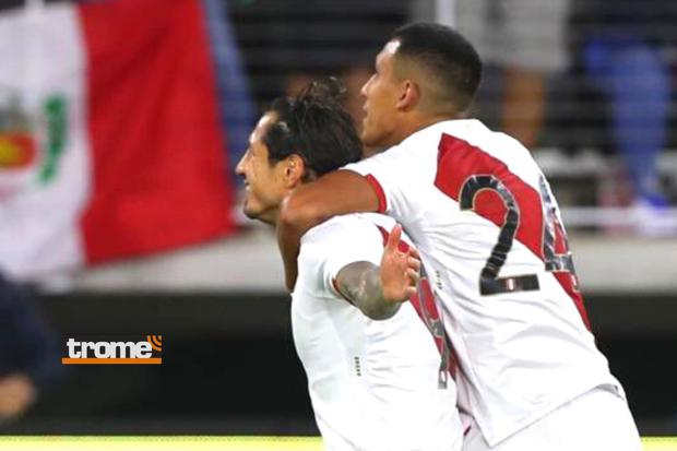 Gianluca Lapadula pone el 2-0 para Perú (Foto: @ZdPeru)