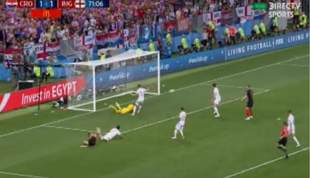 Inglaterra vs Croacia: Ivan Perisic sacó violento remate que chocó en el palo y evitó su segundo GOL | VIDEO