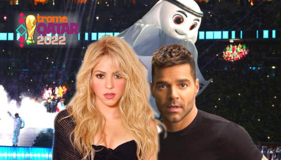 Shakira y Ricky Martín sonaron en la inaugración de Qatar 2022 (Foto: Getty Images)
