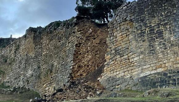 Ministro Alejandro Salas informó que los accesos a la fortaleza Kuélap permanecerán cerrados tras el colapso de una de sus murallas el último domingo. (Foto: Sqala TV)