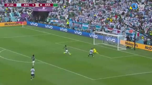 Lionel Messi  anulan su segundo gol con Argentina en Qatar 2022 (YouTube)