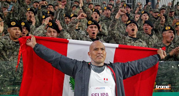 Carlos Felipa, el exmilitar y medallista peruano de 'Lima 2019', busca clasificar a las Olimpiadas de Tokio 2020. (Trome / Lima 2019/  Carlos Felipa)