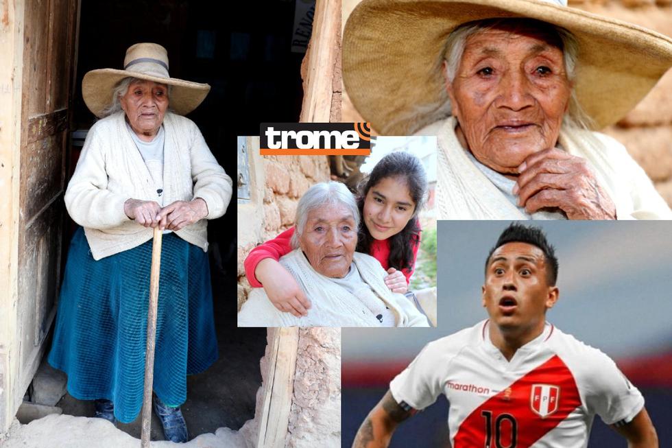 Doña María Melón es abuelita centenaria y ejemplo de fortaleza. Vive en una casita de adobe en Huamachuco y está saludable. (Pensión 65/ Compos. Trome).