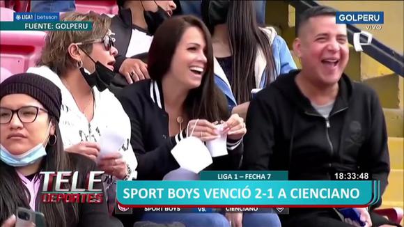 TROME | Melissa Klug en el partido del Sport Boys (Teledeportes)