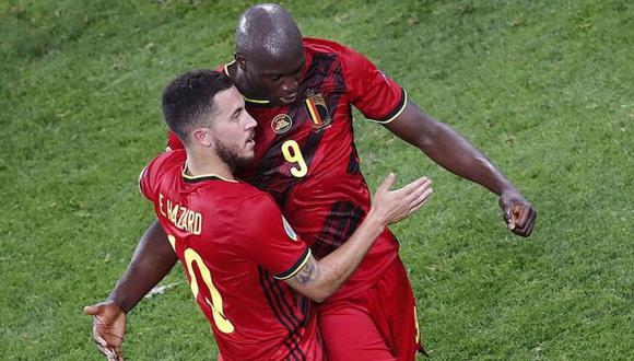 Eden Hazard y Romelu Lukaku serán evaluados por el DT de Bélgica con miras a Qatar 2022. (Foto: AFP)