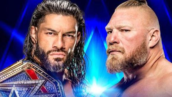 Roman Reigns vs. Brock Lesnar encabezan la cartelera de WrestleMania 38. (WWE)