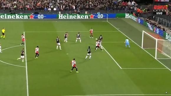 Marcos López debuta en Europa League con asistencia para Feyenoord | VIDEO
