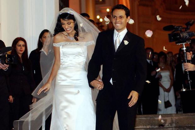 Dayanara Torres and Marc Anthony were married on May 9, 2000 in Las Vegas (Photo: People magazine)
