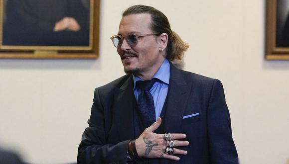 Johnny Depp reapareció en público con un look totalmente renovado. (Foto: AFP)
